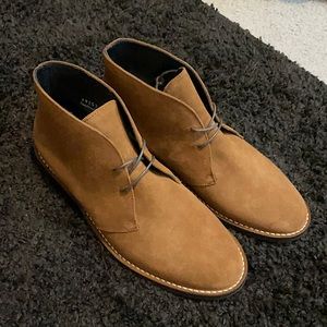 Men’s Thursday Boots Cognac Suede Scout.